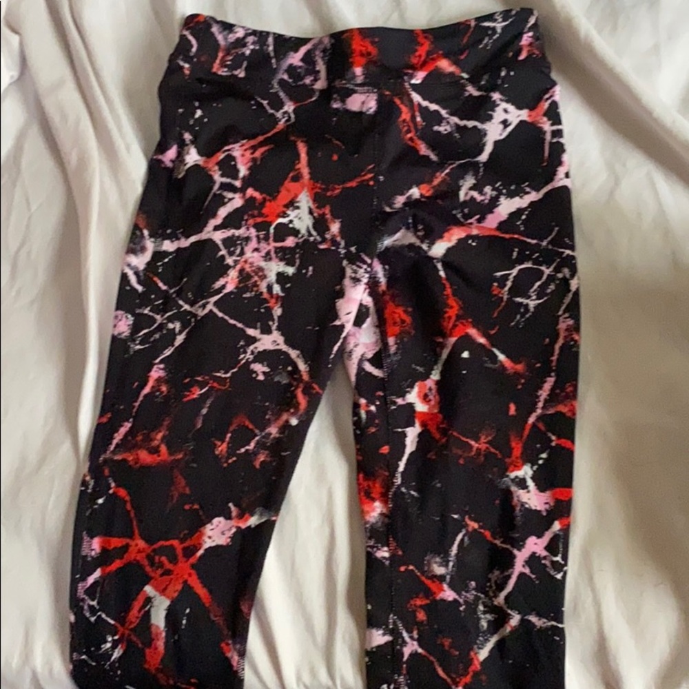 Girls Marble Leggings